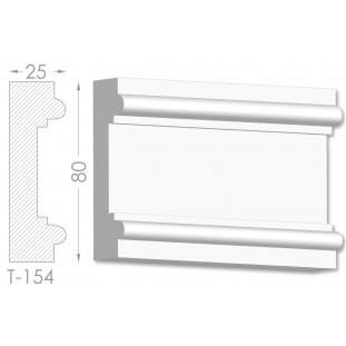 Тяга, молдинг из гипса т-154