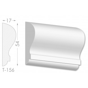 Тяга, молдинг из гипса т-156