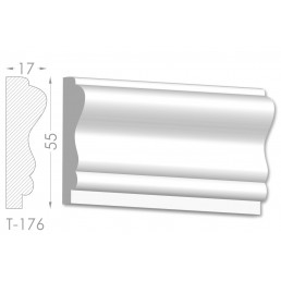 Тяга, молдинг з гіпсу т-176