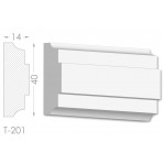 Тяга, молдинг з гіпсу т-201