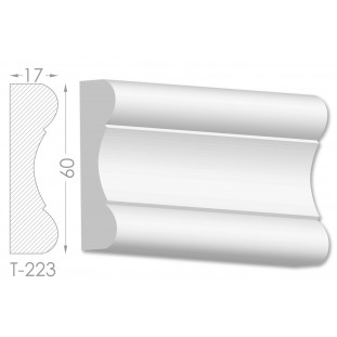 Тяга, молдинг из гипса т-223