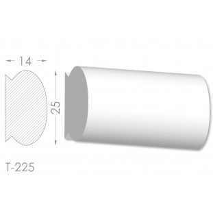 Тяга, молдинг з гіпсу т-225