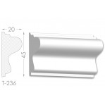 Тяга, молдинг з гіпсу т-236