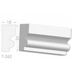 Тяга, молдинг з гіпсу т-262