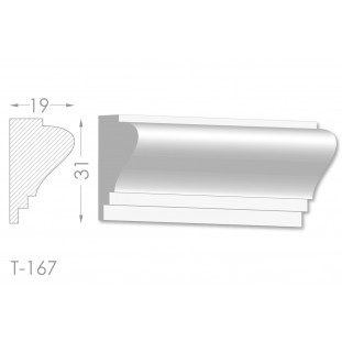 Тяга, молдинг из гипса т-167