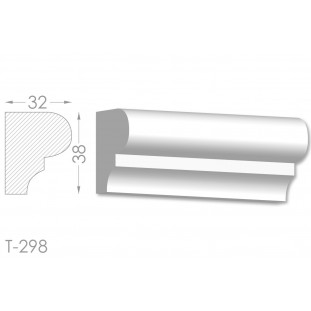 Тяга, молдинг з гіпсу т-298