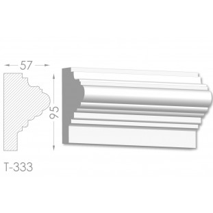Тяга, молдинг из гипса т-333