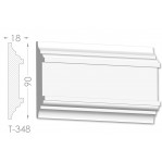 Тяга, молдинг з гіпсу т-348