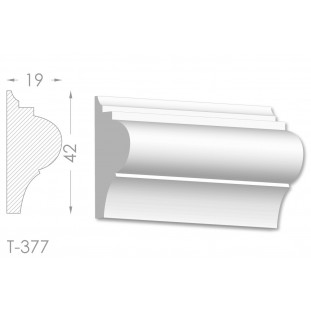 Тяга, молдинг з гіпсу т-377