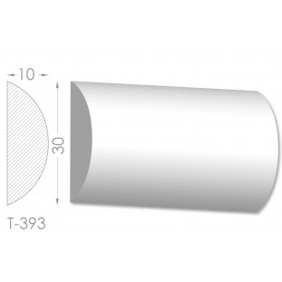 Тяга, молдинг з гіпсу т-393