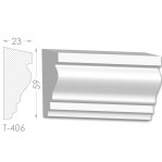 Тяга, молдинг з гіпсу т-406