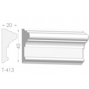 Тяга, молдинг з гіпсу т-413