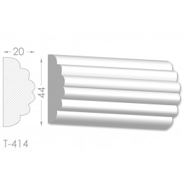 Тяга, молдинг з гіпсу т-414