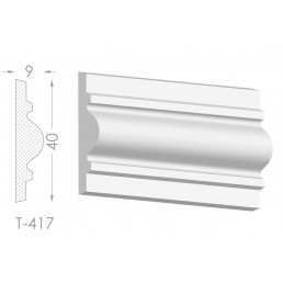 Тяга, молдинг из гипса т-417