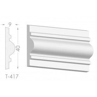 Тяга, молдинг из гипса т-417