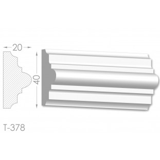 Тяга, молдинг из гипса т-378