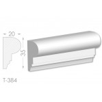 Тяга, молдинг з гіпсу т-384