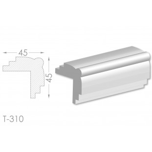 Тяга, молдинг з гіпсу т-310
