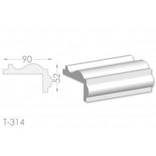 Тяга, молдинг из гипса т-314