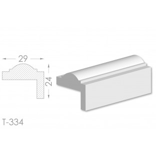Тяга, молдинг з гіпсу т-334