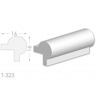 Тяга, молдинг з гіпсу т-323