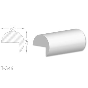 Тяга, молдинг из гипса т-346