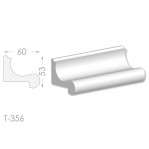 Тяга, молдинг з гіпсу т-356