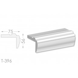 Тяга, молдинг з гіпсу т-396