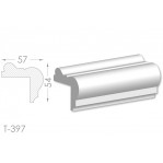 Тяга, молдинг з гіпсу т-397