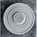 Розетка гіпсова гладка в класичному стилі  р-1019 Ø850