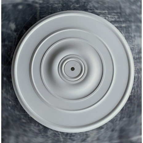 Розетка гіпсова гладка в класичному стилі  р-1019 Ø850