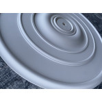 Розетка гіпсова гладка в класичному стилі  р-1019 Ø850