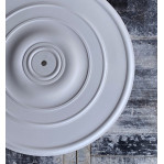 Розетка гіпсова гладка в класичному стилі  р-1019 Ø850