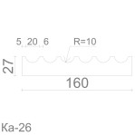 Пілястра з гіпсу ка-26