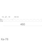 Пілястра з гіпсу ка-78