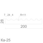 Пілястра з гіпсу ка-25
