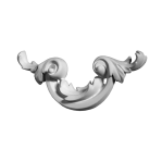 Ліпнина середник з гіпсу с-235 L-140мм