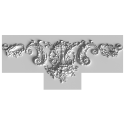 Ліпнина середник з гіпсу с-1006 (1120х507 мм)