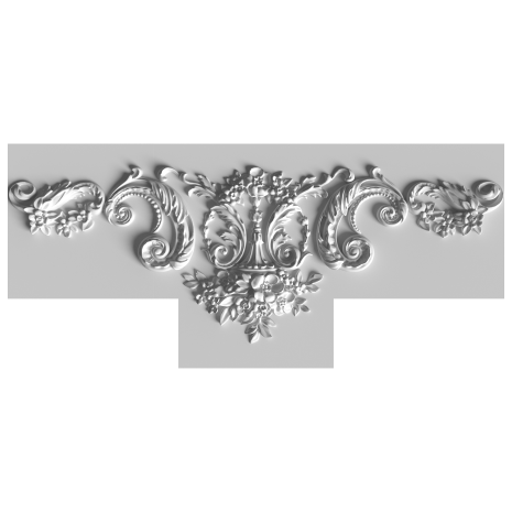 Ліпнина середник з гіпсу с-1006 (1120х507 мм)