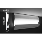 Гіпсовий карниз для прихованого освітлення Тс-10
