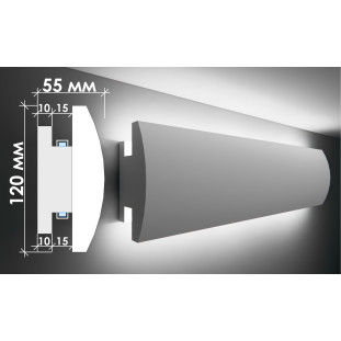Гіпсовий карниз для прихованого освітлення Тс-13