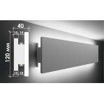 Гіпсовий карниз для прихованого освітлення Тс-15