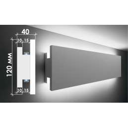 Гипсовый карниз для скрытого освещения Тс-15