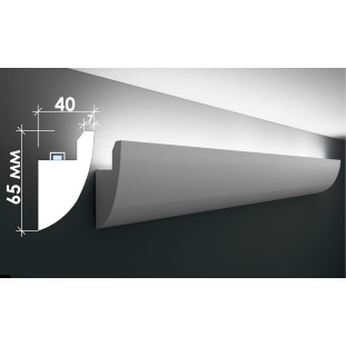 Гипсовый карниз для скрытого освещения Тс-17