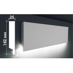 Гіпсовий карниз для прихованого освітлення Тс-20