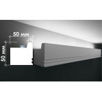Гіпсовий карниз для прихованого освітлення Тс-24