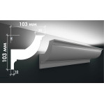 Гіпсовий карниз для прихованого освітлення Тс-36