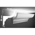 Гіпсовий карниз для прихованого освітлення Тс-45 (Т-126)