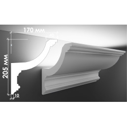 Гіпсовий карниз для прихованого освітлення Тс-46 (Т-326)