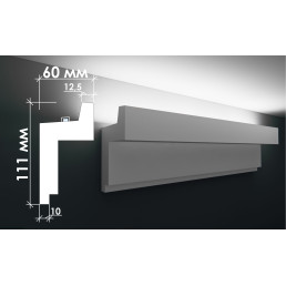 Гіпсовий карниз для прихованого освітлення Тс-47